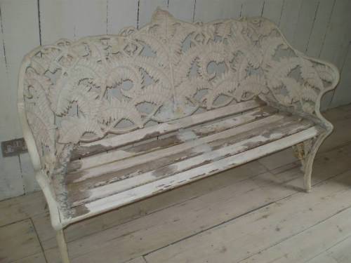 Coalbrookdale Fern and Blackberry bench